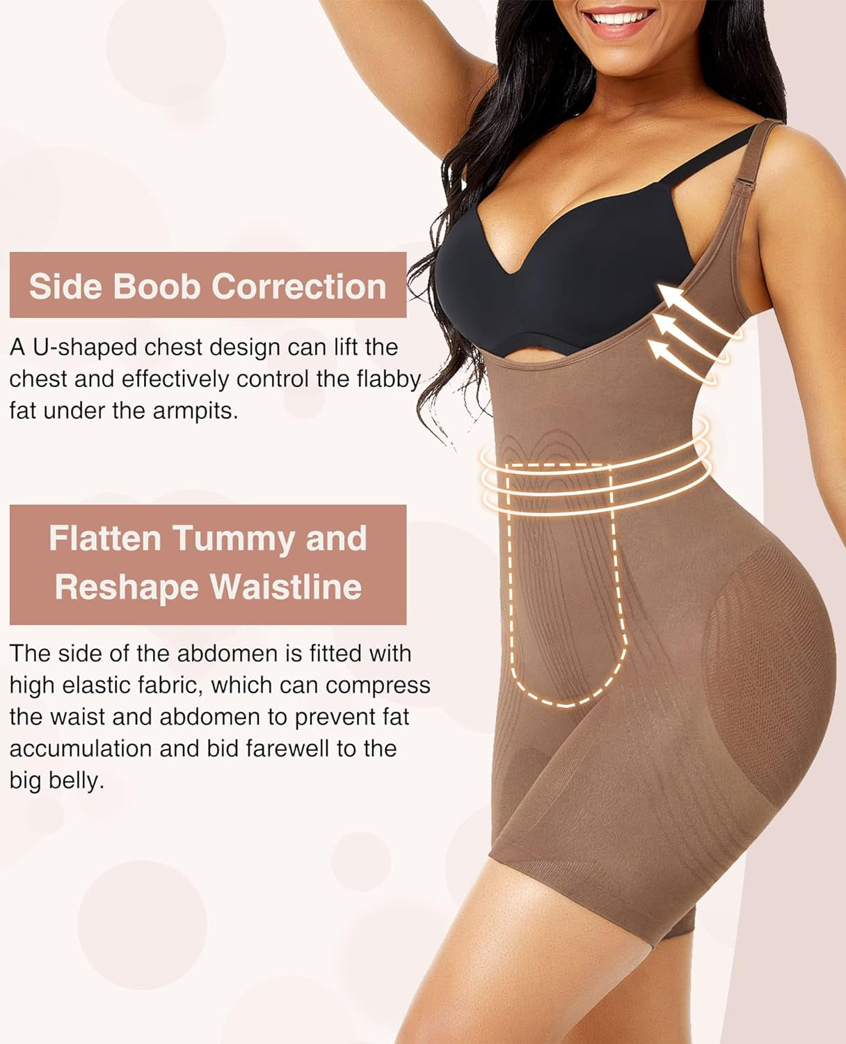 Shapewear Tummy Control Bodysuit 